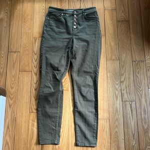 Loft Green Jeans